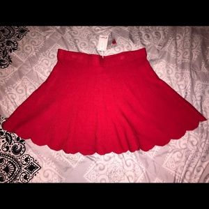 Red Candie’s Scalloped-edge Skirt. Large